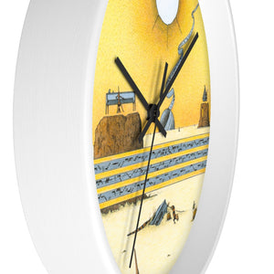 "The Music Never Stops" Wall Clock
