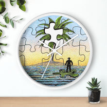 Load image into Gallery viewer, &quot;A Piece of Paradise&quot; Wall Clock